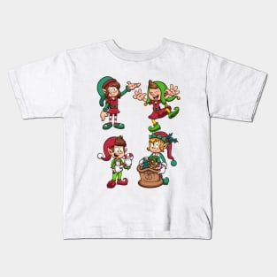 Christmas Elves Kids T-Shirt